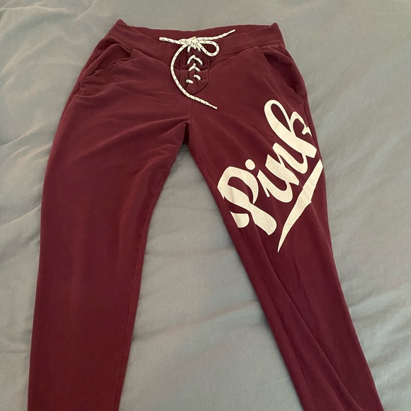 Preloved PINK Victoria Secret joggers - Picture 2 of 3
